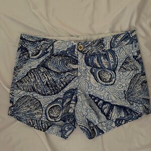 Lilly Pulitzer Nautical Blue and White Shorts